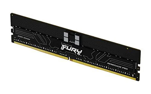 Eight black DDR5 RDIMM modules with silver heat spreaders in a row
