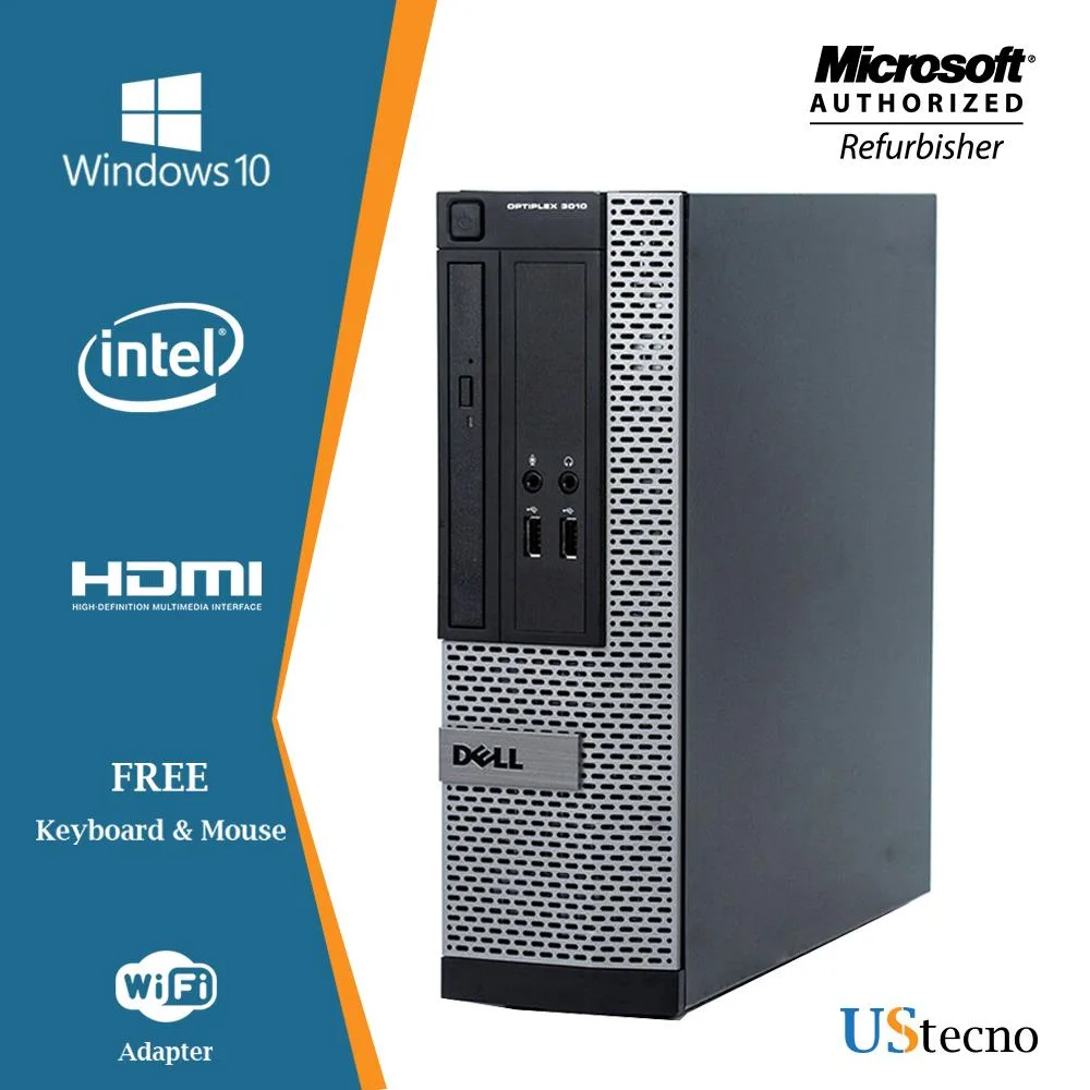 DELL DELL OptiPlex 3010 SFF i5-3470 3.2 GHz 8GB DDR3 128GB SSD desktop PC — photo du produit