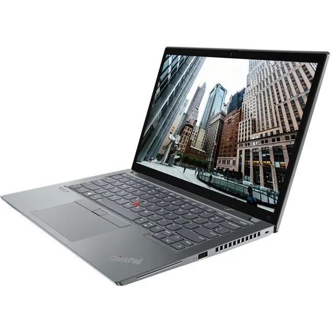 Storm Gray 13.3 inch ThinkPad X13 laptop closed view