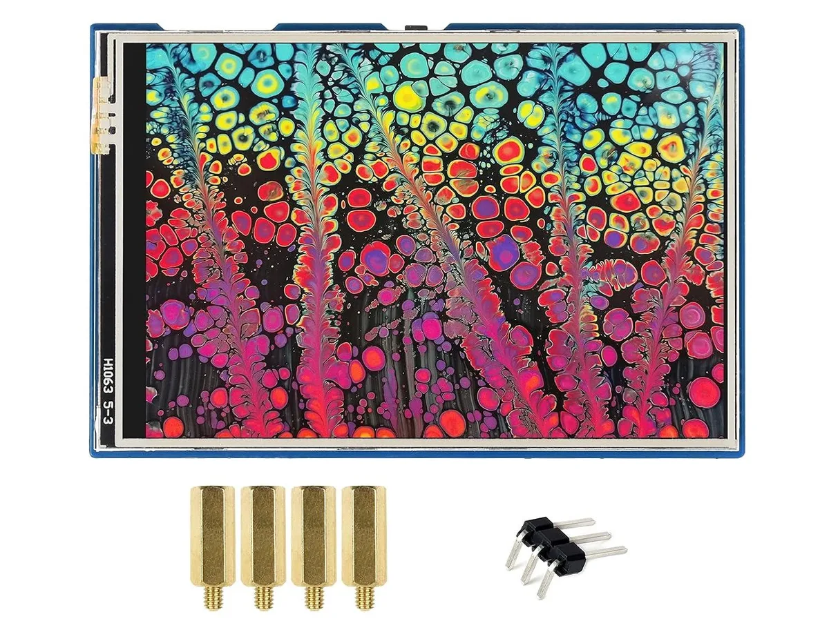LORDWORLD LORDWORLD 3.5inch Touch Display 480×320 65K Colors IPS Resistive XPT2046 ILI9488 SPI development board — 제품 사진