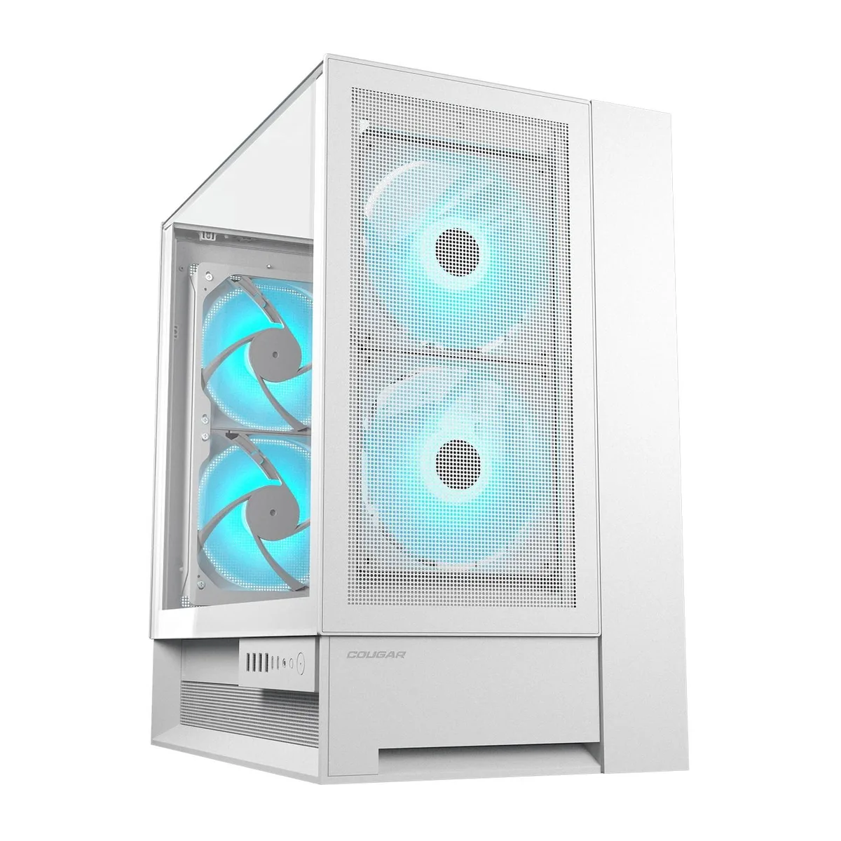 COUGAR COUGAR OmnyX White Mid Tower PC Case 160mm Fan x4 380mm GPU 170mm CPU Cooler 200mm PSU — photo du produit