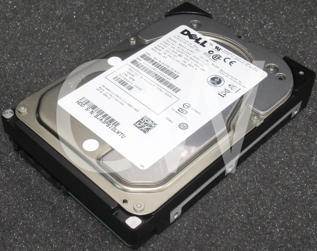 DELL DELL MBA3147RC 146GB 15000RPM 3.5 SAS 16MB internal hard drive — 商品写真