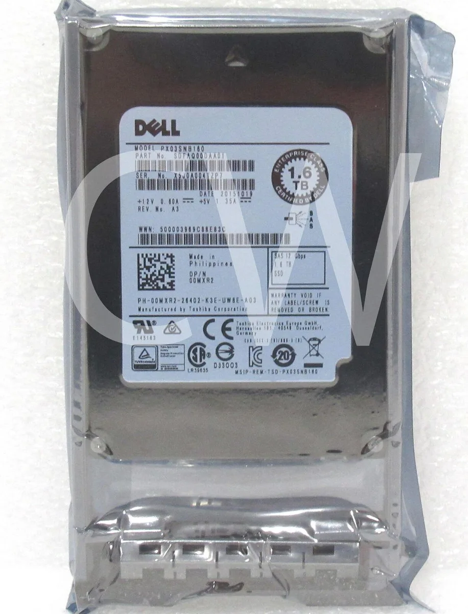 DELL DELL PX03SNB160 1.6TB 12G SAS 2.5" internal hard drive — 商品写真