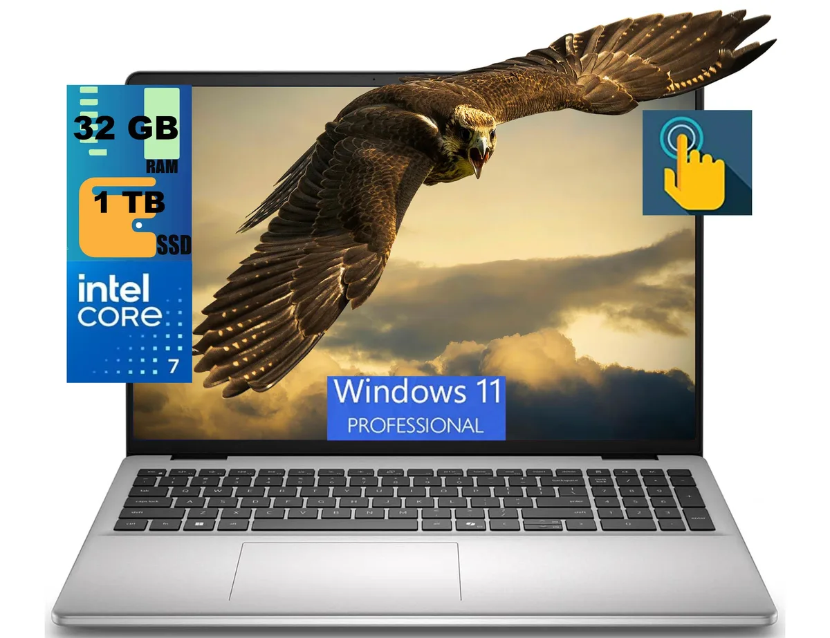 DELL DELL Raider 16 Laptop Core 7 150U 32GB 1TB Touchscreen Silver — photo du produit