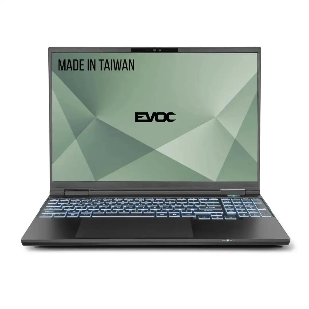 Black 15.3 inch gaming laptop with magnesium alloy chassis and thin bezels