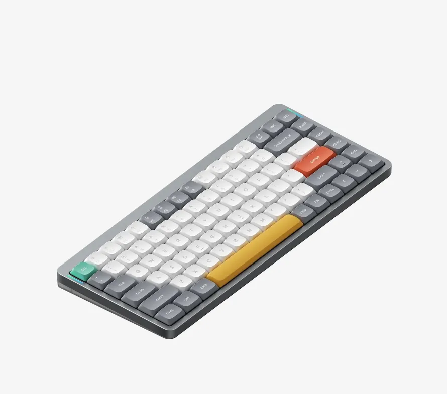 NuPhy NuPhy Air75 V2 HE Magnetic Switch Gaming Keyboard Lunar Grey 75% 84 Keys — productfoto