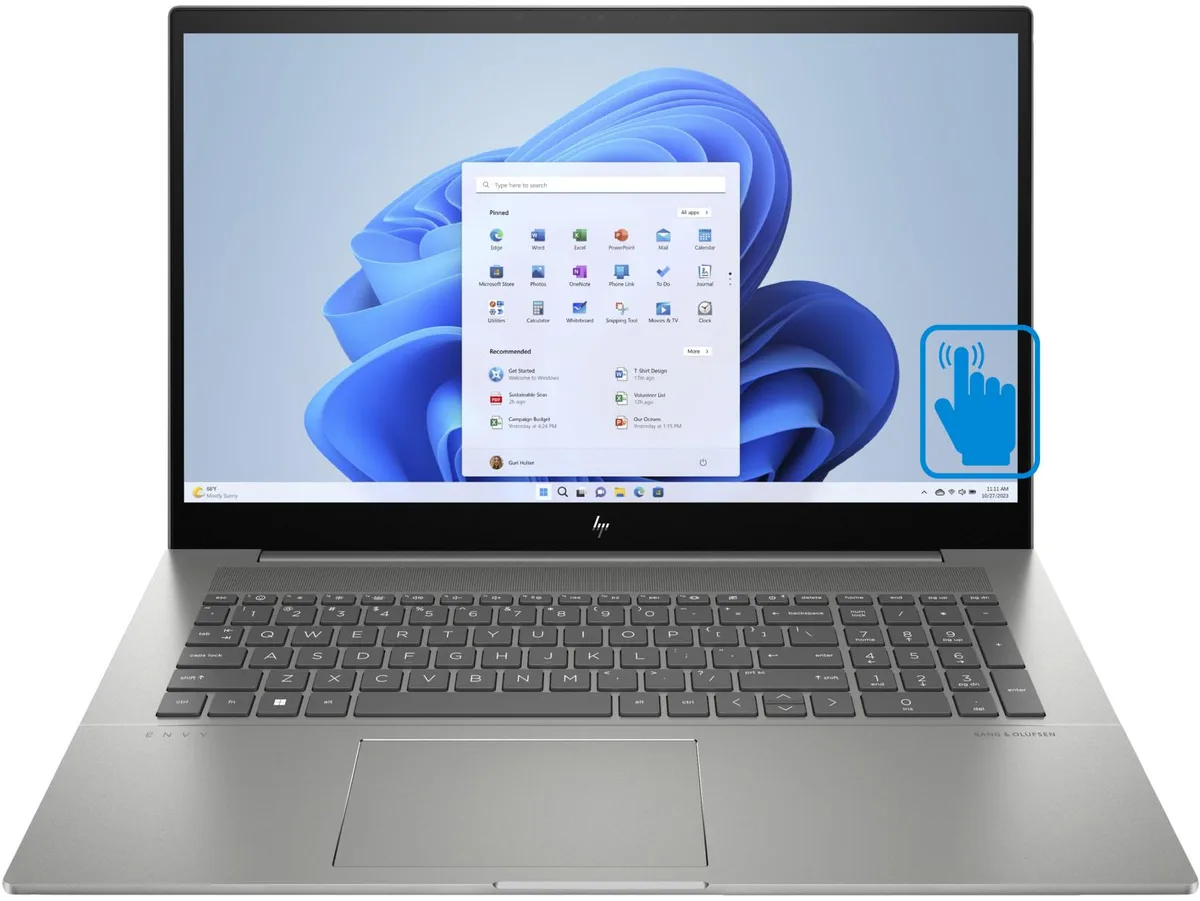 HP HP ENVY 17t-cr100 laptop 17.3" touchscreen i7-13700H 16GB DDR4 512GB PCIe SSD — product photo