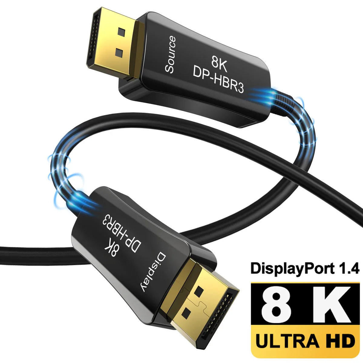 ESTONE ESTONE TJ-A022 DisplayPort Cable 16 ft 8K 60 Hz 4K 144 Hz 32.4 Gbps — fotografia produktu