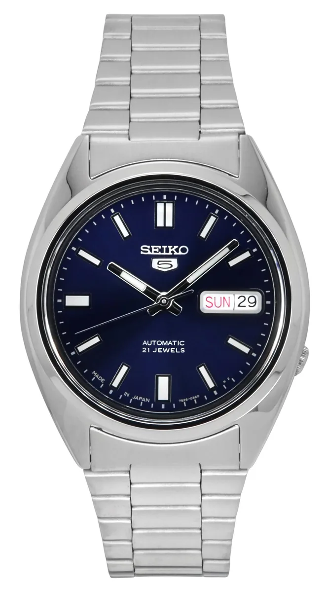 Seiko Seiko 5 SNXS77J1 Automatic 21 Jewels Blue Dial 36.00 mm — product photo