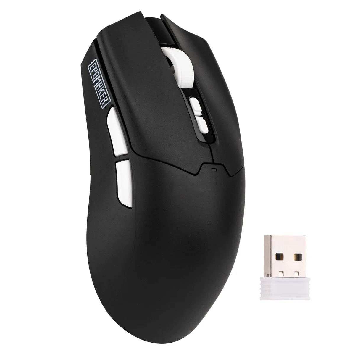 Epomaker Epomaker Click Lite gaming mouse Black 59g 12000 DPI PAW3311 500mAh 78h 2.4G BT5.0 USB-C 5 buttons — ürün fotoğrafı