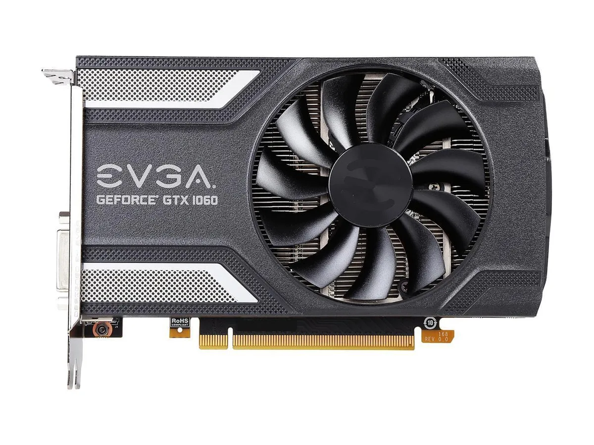 EVGA EVGA GeForce GTX 1060 SC GAMING ACX 2.0 6GB graphics card — toote foto
