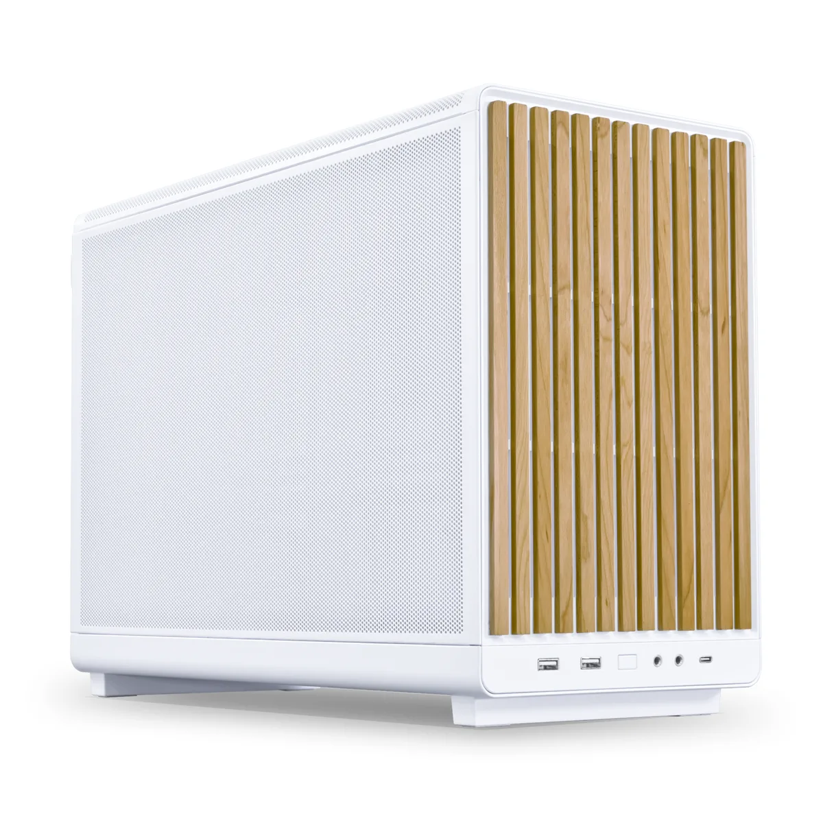Lian Li Lian Li A3-mATX Wood Edition Micro ATX PC Case White — photo du produit