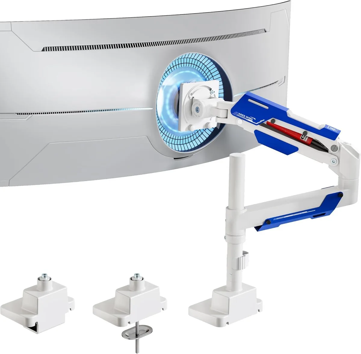 BFKK BFKK Single Monitor Mount 24-57" 66 lbs White — produktbild
