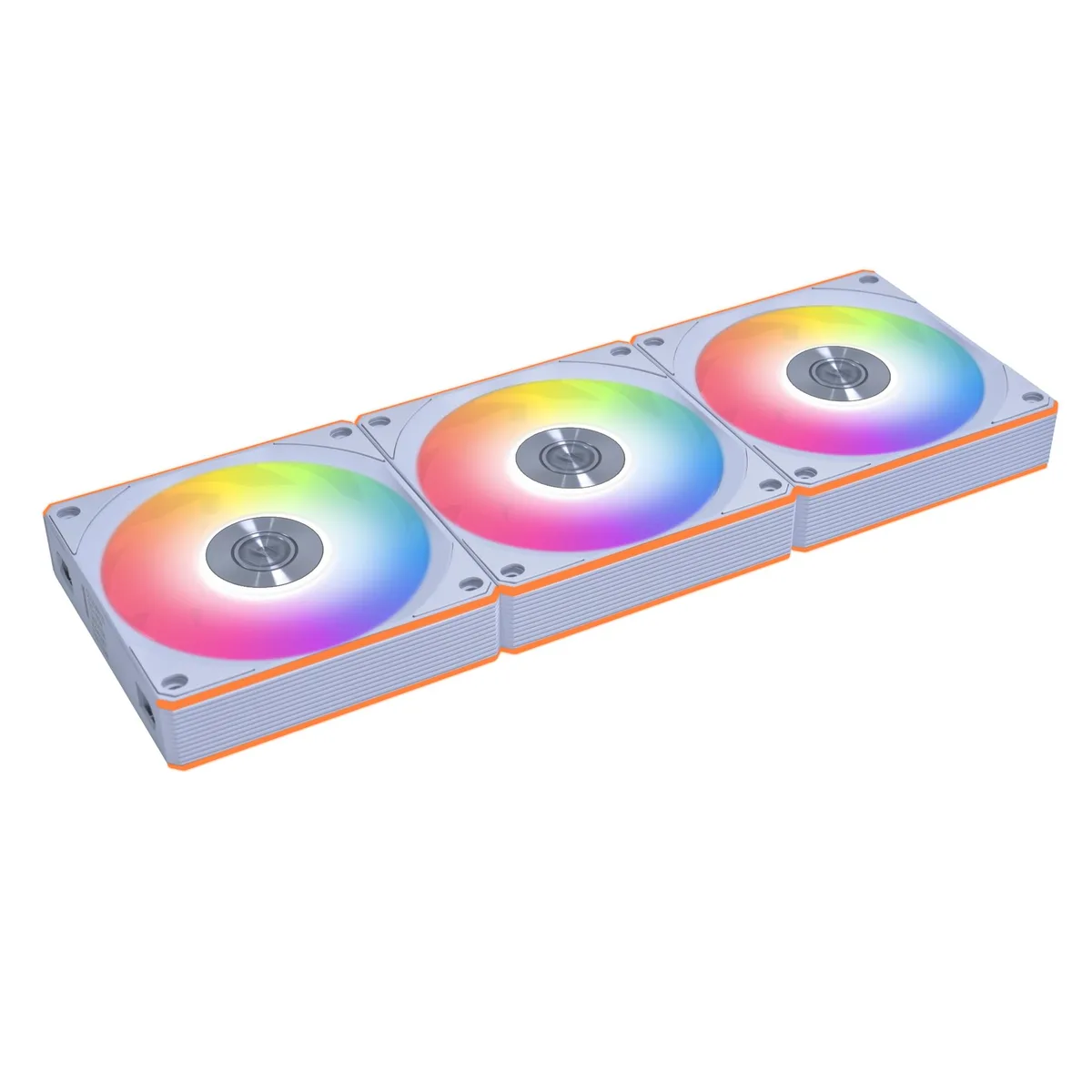 Lian Li Lian Li UNI Fan CL120 ARGB 120mm Triple Pack Reverse Blade White — 商品写真