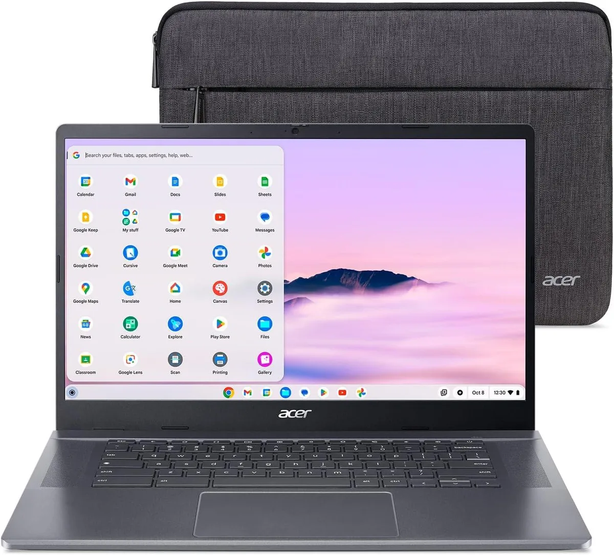 Acer America Acer America Chromebook Plus 515 CB515-2HT-33M4 laptop Intel Core i3-1305U 8GB 256GB 15.6" FHD Touch Chrome OS — photo du produit