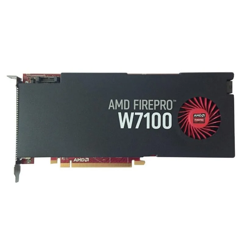 ASUS ASUS FirePro W7100 8GB GDDR5 256-bit PCIe 3.0 single-slot workstation graphics card — Produktfoto