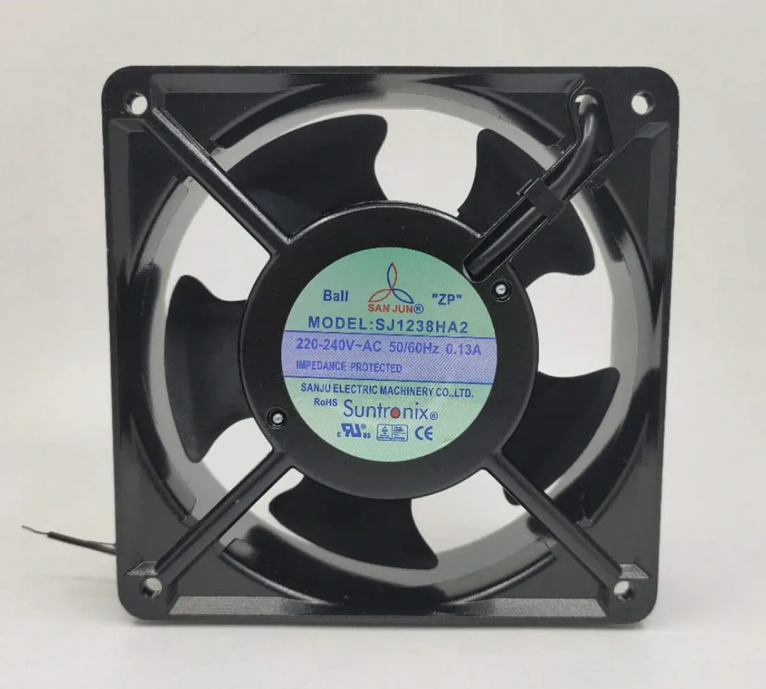 Zyvpee Zyvpee SJ1238HA2 120×38 mm 220 V 2-wire AC case fan — 제품 사진