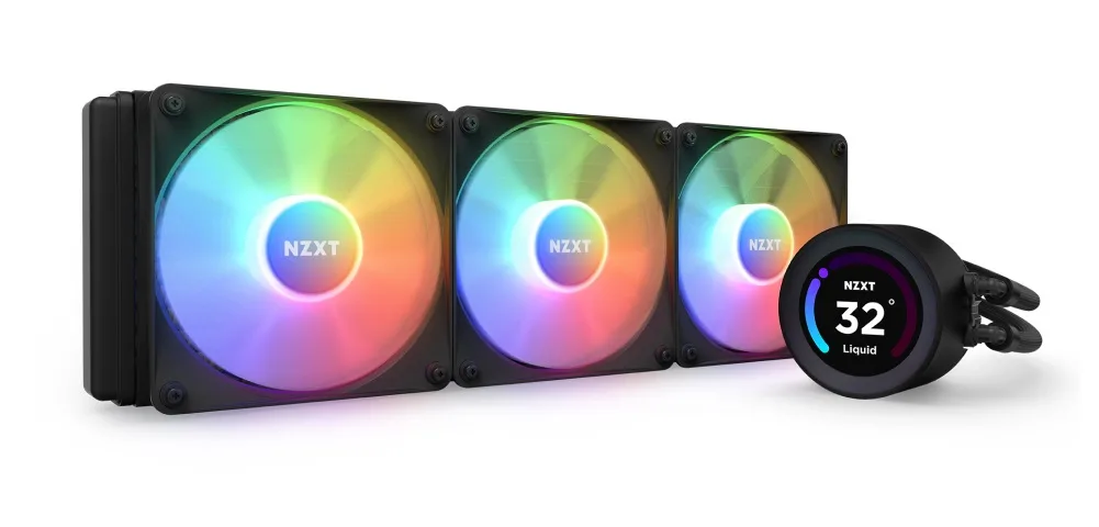 NZXT NZXT RL-KR36E-B1 Kraken Elite RGB 360mm liquid cooler — photo du produit