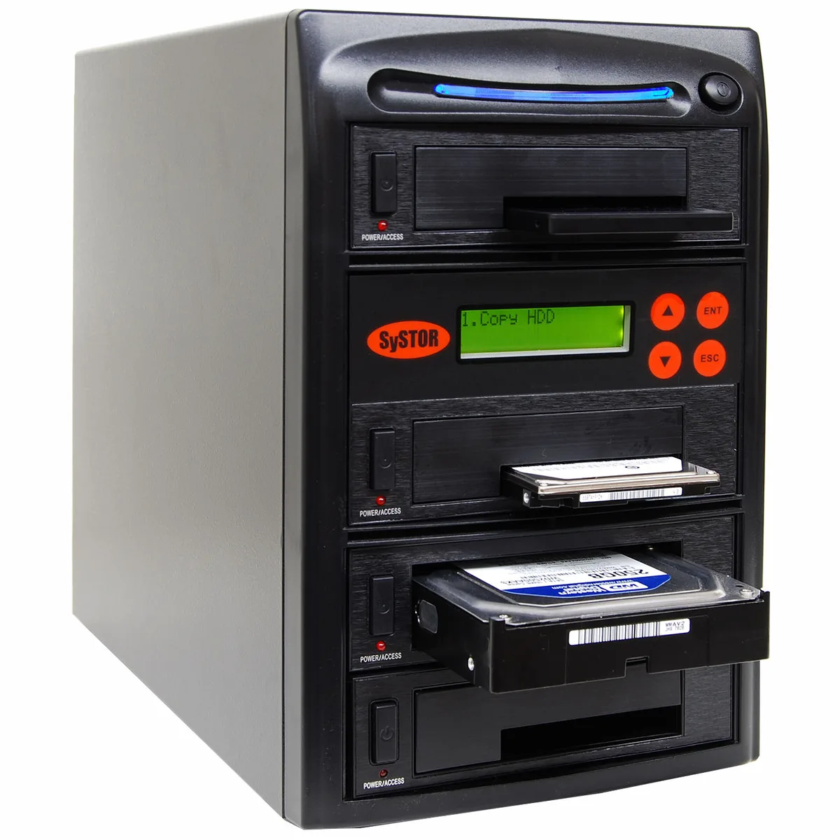 Systor Systor 1:3 SATA Duplicator &amp; Sanitizer 5.4GB/min 128MB (SYS103HS-DP) — termékfotó
