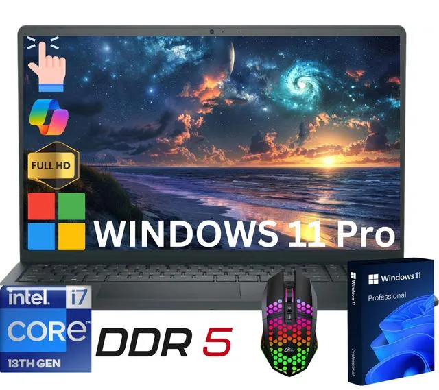 DELL DELL Inspiron Touch 15.6" i7-1355U 16GB DDR5 256GB laptop — product photo
