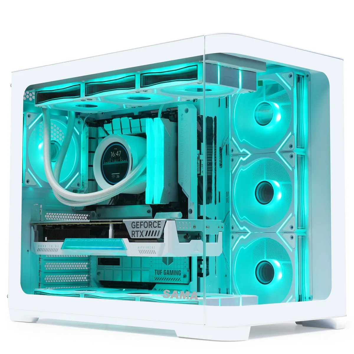 SAMA SAMA 2851A WH ATX Mid-Tower PC Case White — product photo
