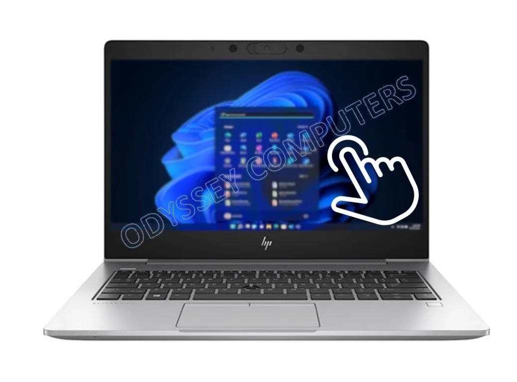 HP EliteBook 830 G6 13.3 inch touchscreen laptop in Aberdeen Silver aluminium finish