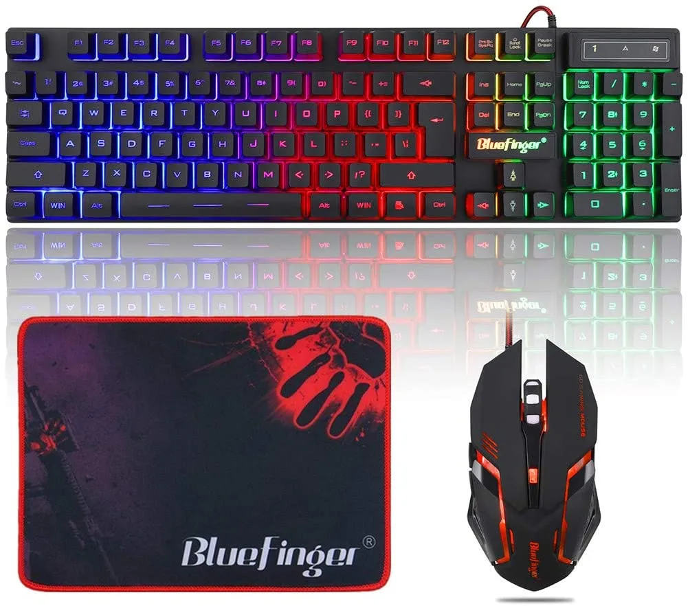 THE ORDINARY THE ORDINARY 104-Key RGB Gaming Keyboard & Mouse Combo — zdjęcie produktu
