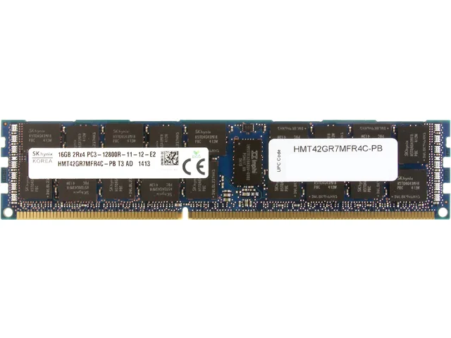SK hynix SK hynix HMT42GR7MFR4C-PB 16GB DDR3 1600 ECC Registered server RAM — صورة المنتج