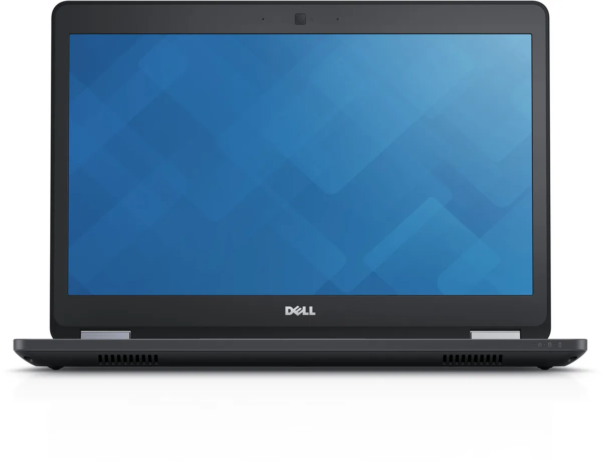 Black Dell Latitude 5480 laptop, 14.0 inch screen, matte finish, closed lid