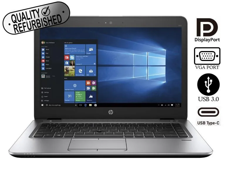 HP HP EliteBook 840 G3 laptop i5-6200U 2.3GHz 8GB DDR4 256GB SSD — photo du produit