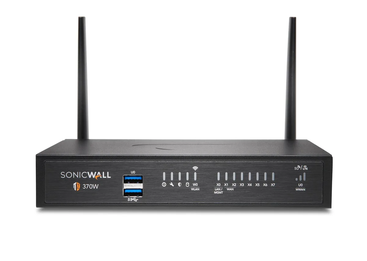 SonicWall SonicWall TZ370W 03-SSC-3009 wireless firewall appliance — 商品照片