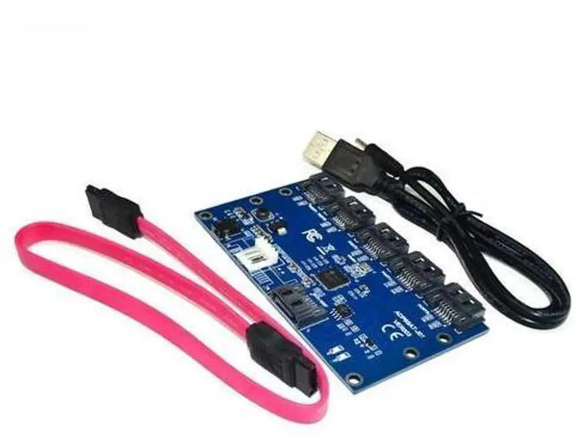 SMUGDESK SMUGDESK 1 to 5 Port SATA 3.0 Expansion Card — product photo