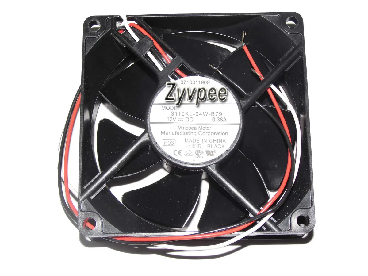 Zyvpee Zyvpee 3110KL-04W-B79 80 mm 12 V 0.38 A 3-wire case fan — صورة المنتج