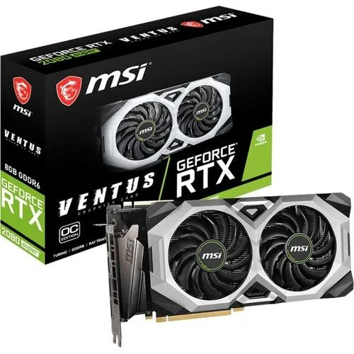 Dual-fan graphics card in neutral industrial finish