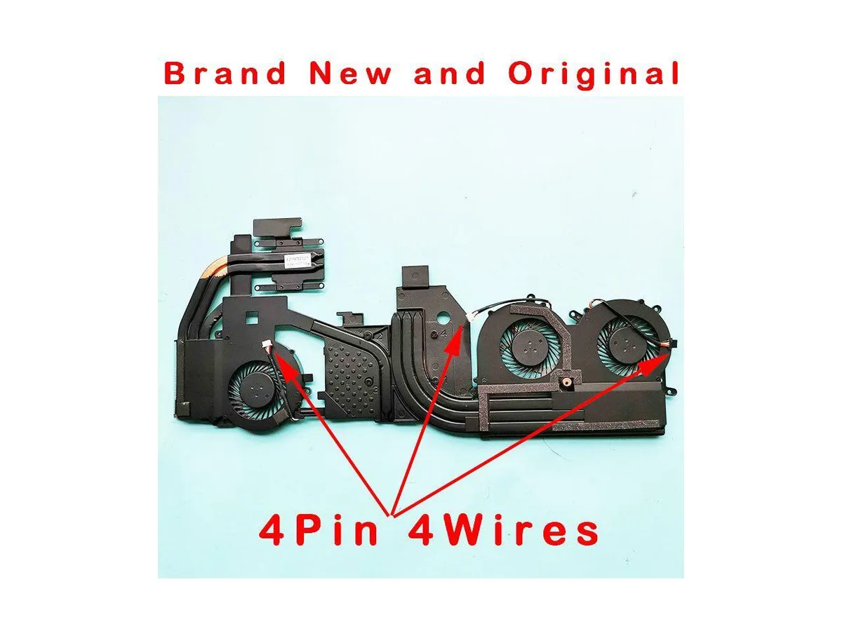 Fans Fans CPU GPU cooler Clevo PA70 PA70ES PA71 PA71ES T700 GTX1060/1070/1080 — produktbild