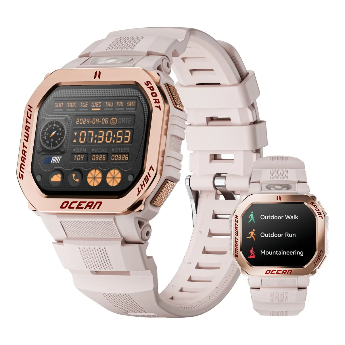 LOKMAT LOKMAT Ocean GT Gold 1.75" Smart Watch — photo du produit