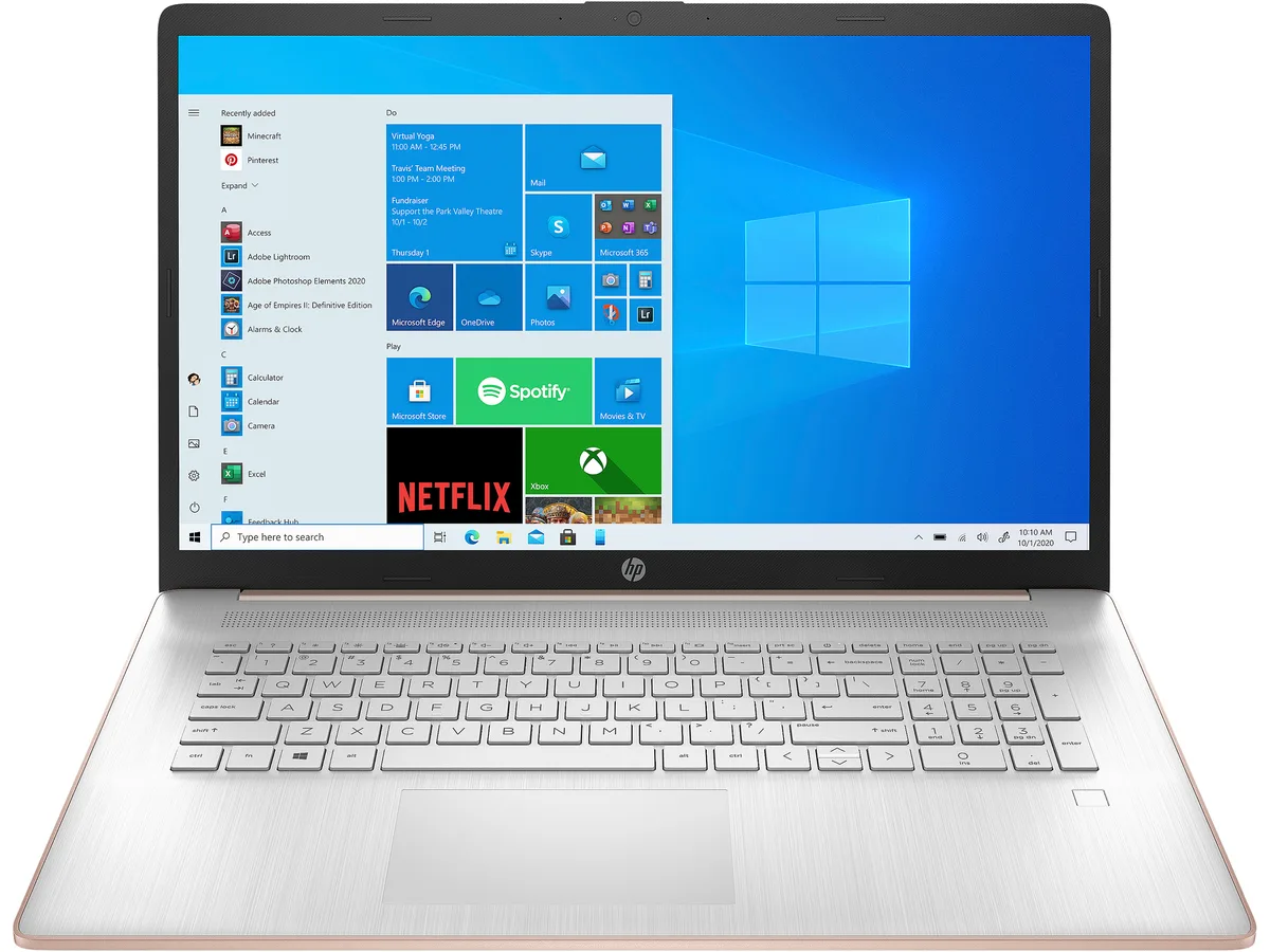 HP HP 17-cp0003ds laptop Ryzen 3 5300U 8GB DDR4 256GB PCIe 17.3" touch — photo du produit