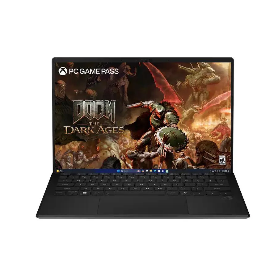 Thin 13.4 inch 2-in-1 gaming laptop in Off Black with touch screen