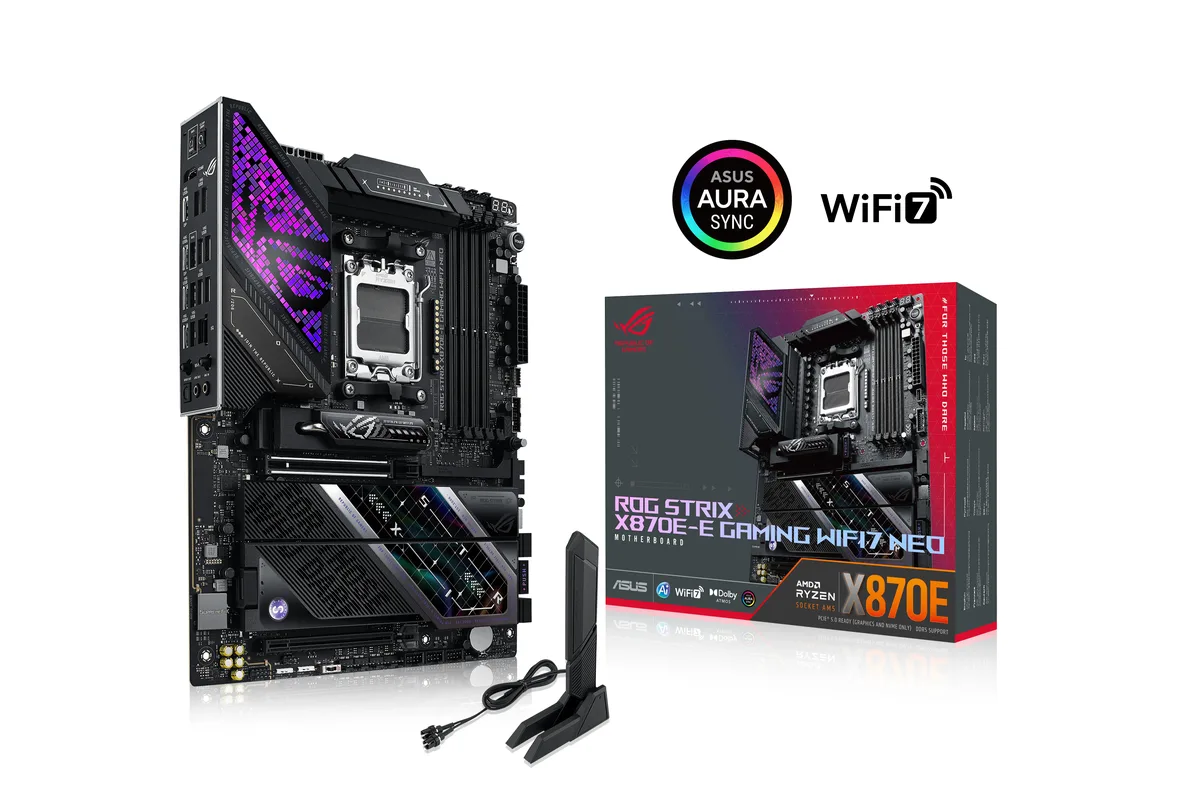 ASUS ASUS ROG STRIX X870E-E GAMING WIFI7 NEO AMD motherboard — product photo