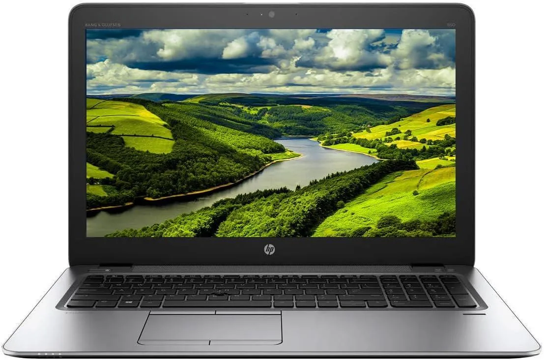 Silver-grey aluminium 15.5-inch laptop with backlit keyboard and webcam