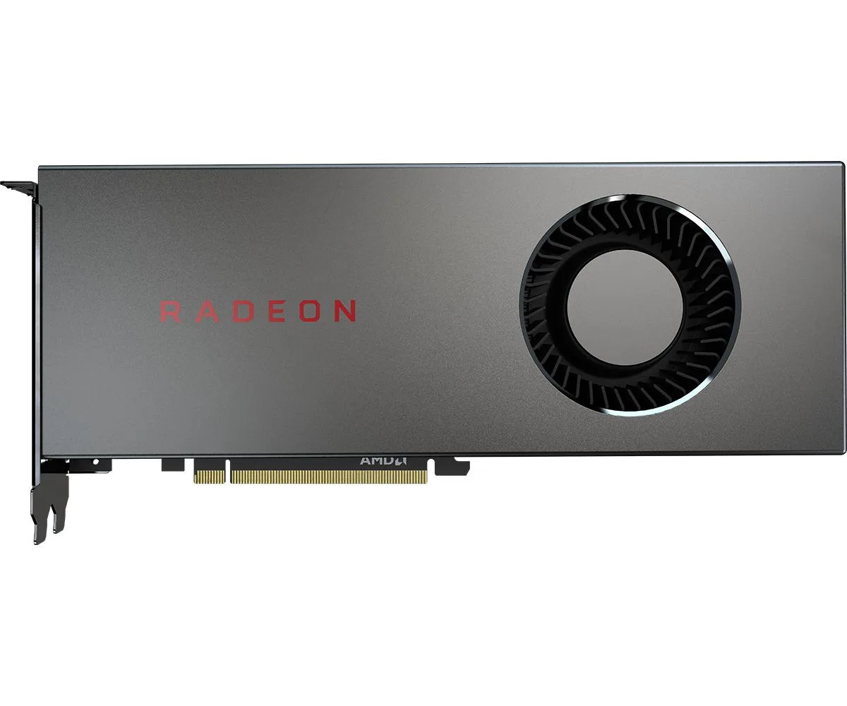 ASRock Radeon RX 5700 graphics card with die-cast heatsink and dual fan cooler