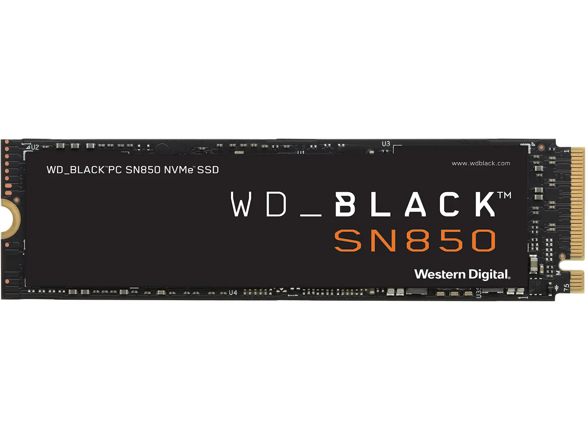 Western Digital Western Digital WDS500G1X0E BLACK SN850 500GB internal SSD — product photo