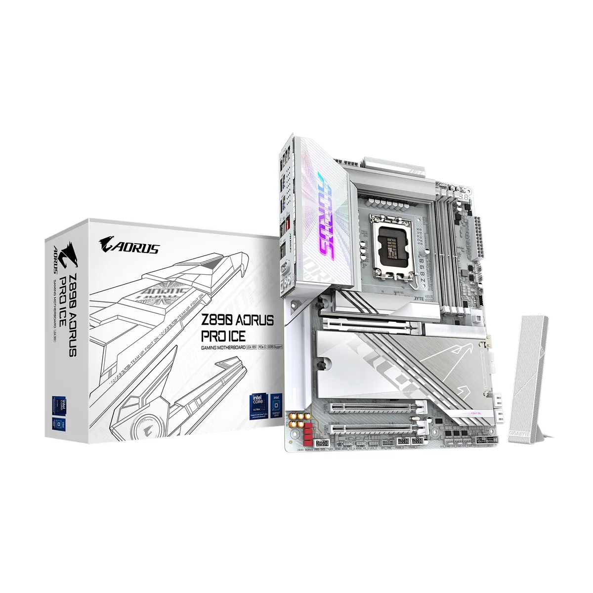 GIGABYTE GIGABYTE Z890 AORUS PRO ICE Intel motherboard — Produktfoto