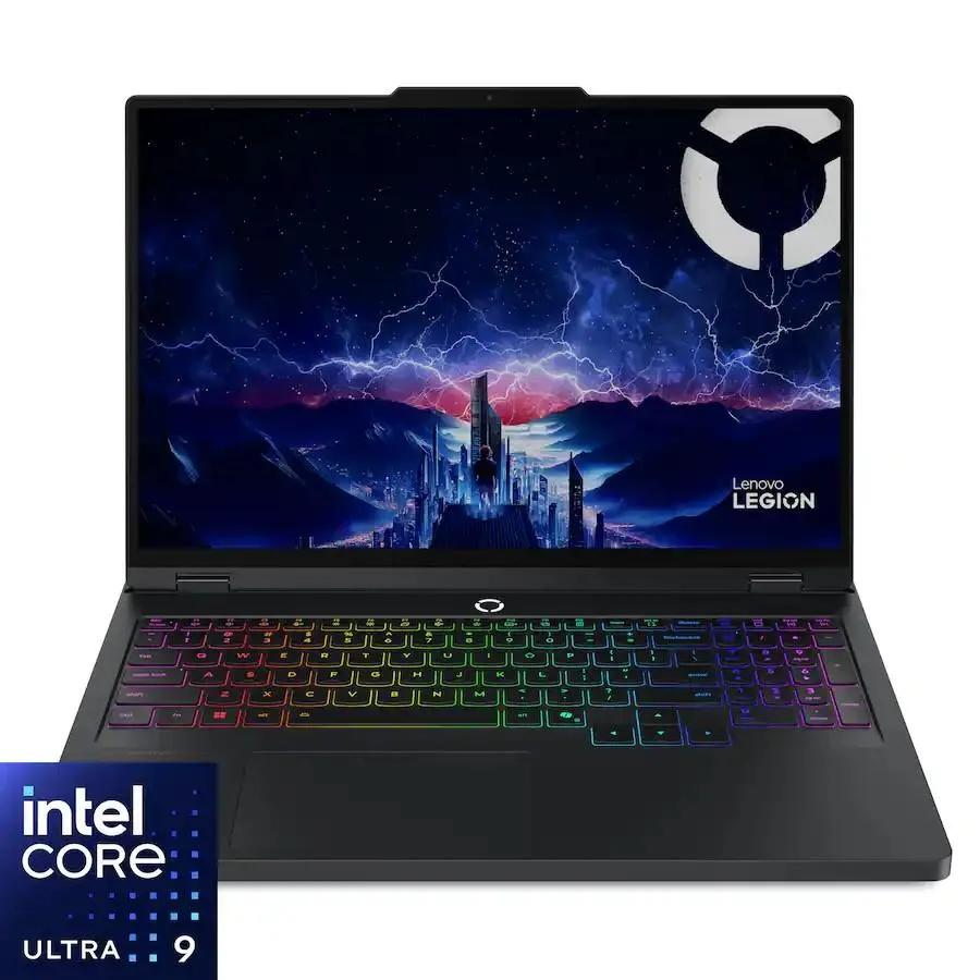 Gray 16 inch gaming laptop with OLED display