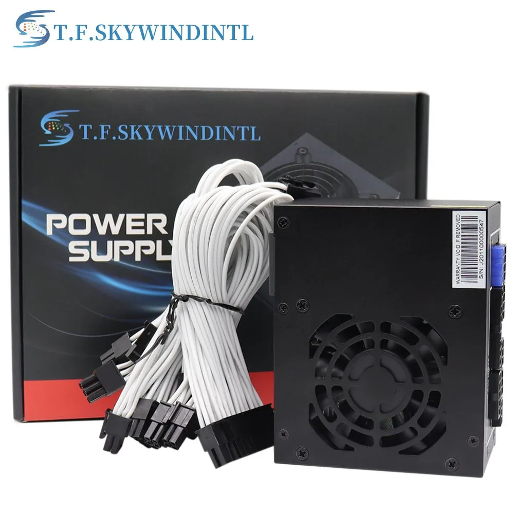Compact SFX power supply unit with modular cables and 80mm fan