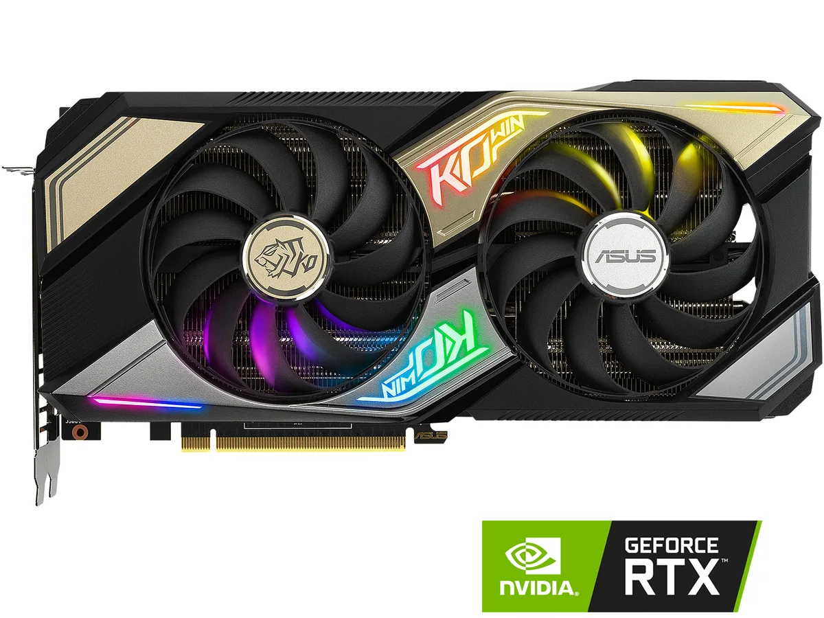 ASUS ASUS KO-RTX3060TI-O8G-V2- GeForce RTX 3060 Ti 8GB GDDR6 graphics card — product photo