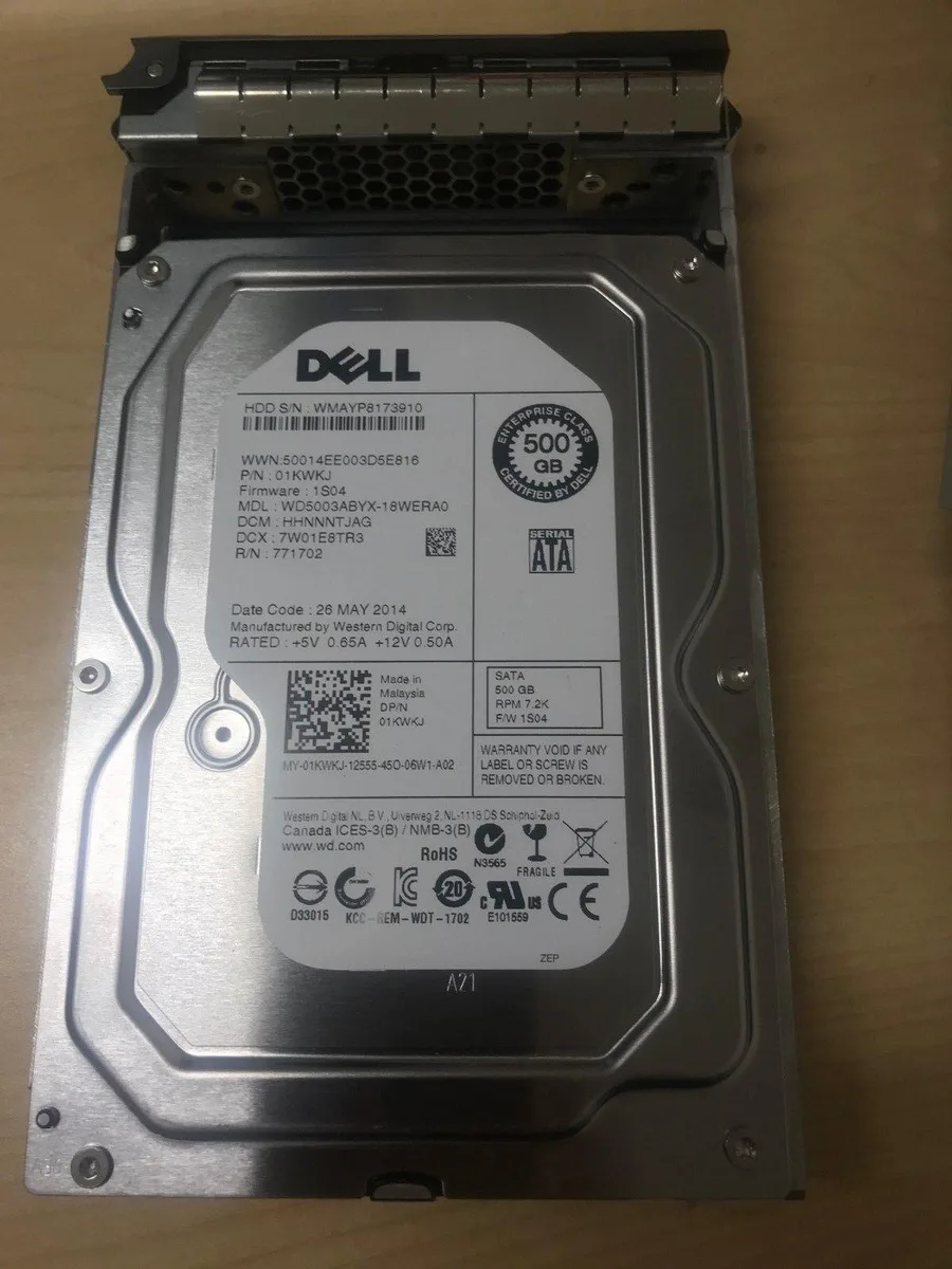 DELL DELL WD5003ABYX 500GB 7200RPM 64MB 3.5" SATA internal hard drive — 제품 사진