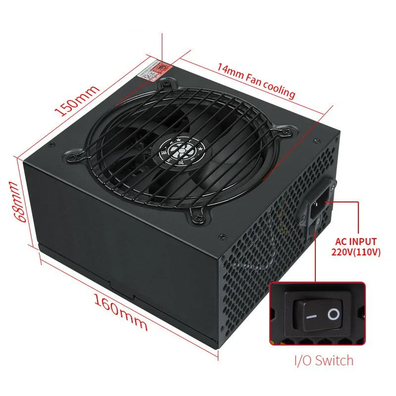 Taifast Taifast S700 700 W power supply — photo du produit