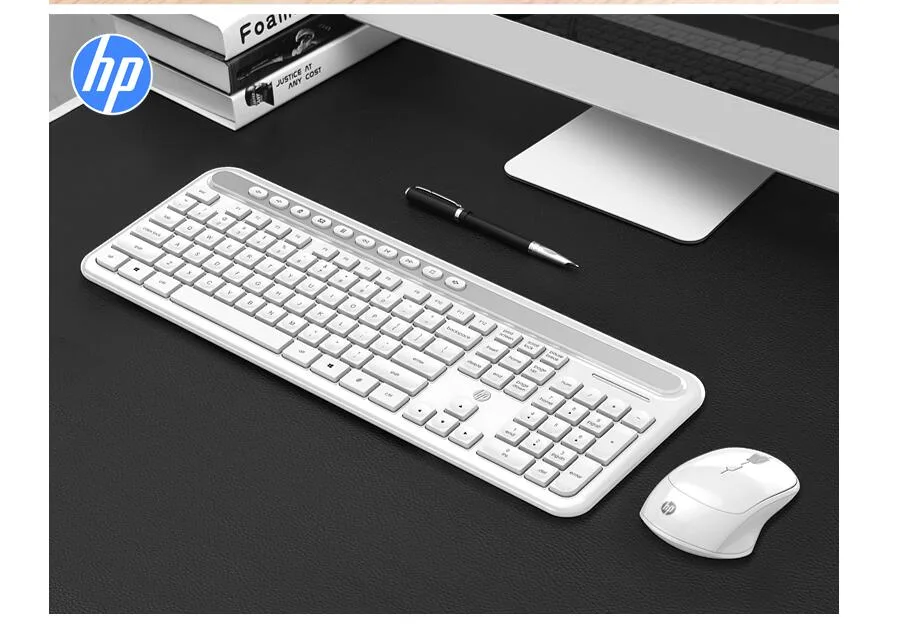 White right-handed wireless gaming mouse with four buttons and scroll wheel