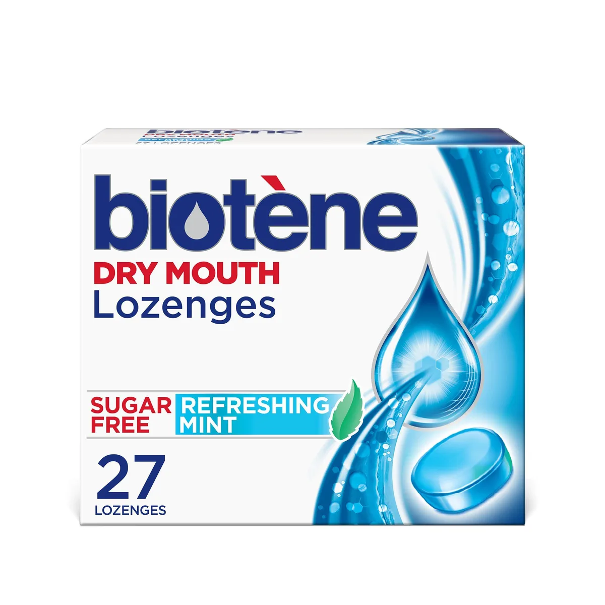 biotène av2025-biotène-biotene Dry Mouth Lozenges Refreshing Mint 27 Count oral care — ürün fotoğrafı